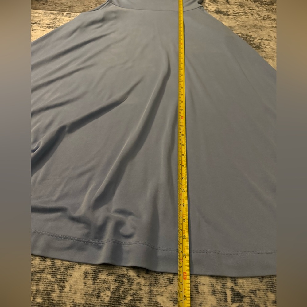 Lou & Grey LOFT Light Blue Sleeveless Midi Dress - Picture 9 of 10